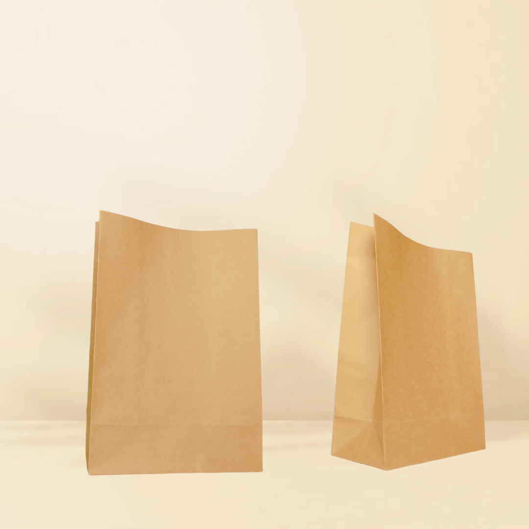 Medium Kraft paperbag (No handle – 50 Pcs)