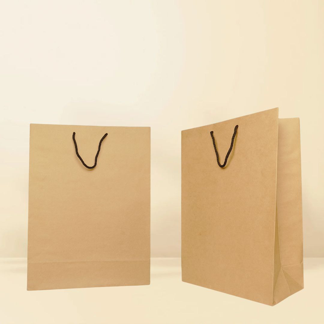 Large Kraft paperbag (Rope handle – 50 Pcs )