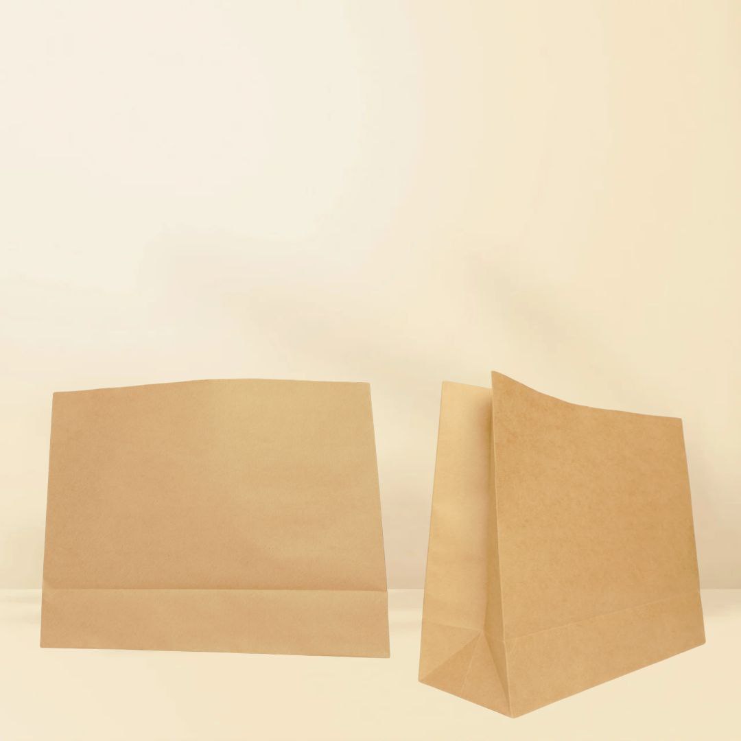 Horizontal Kraft paperbag (No handle – 50 Pcs )