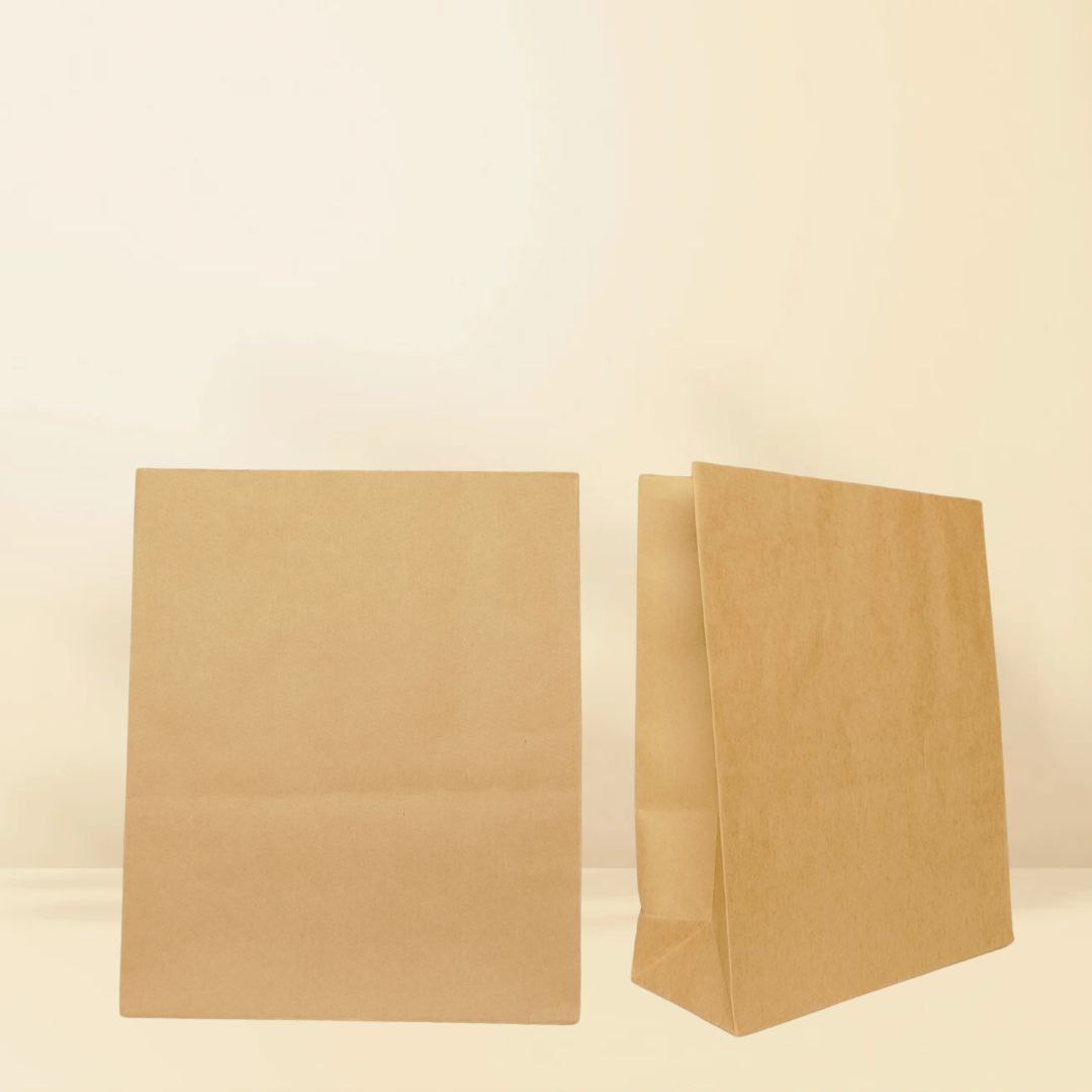 Small Kraft paperbag (No handle – 50 Pcs )