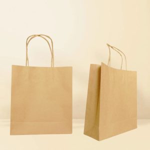 Small Kraft paperbag (Paper handle - 50 Pcs)