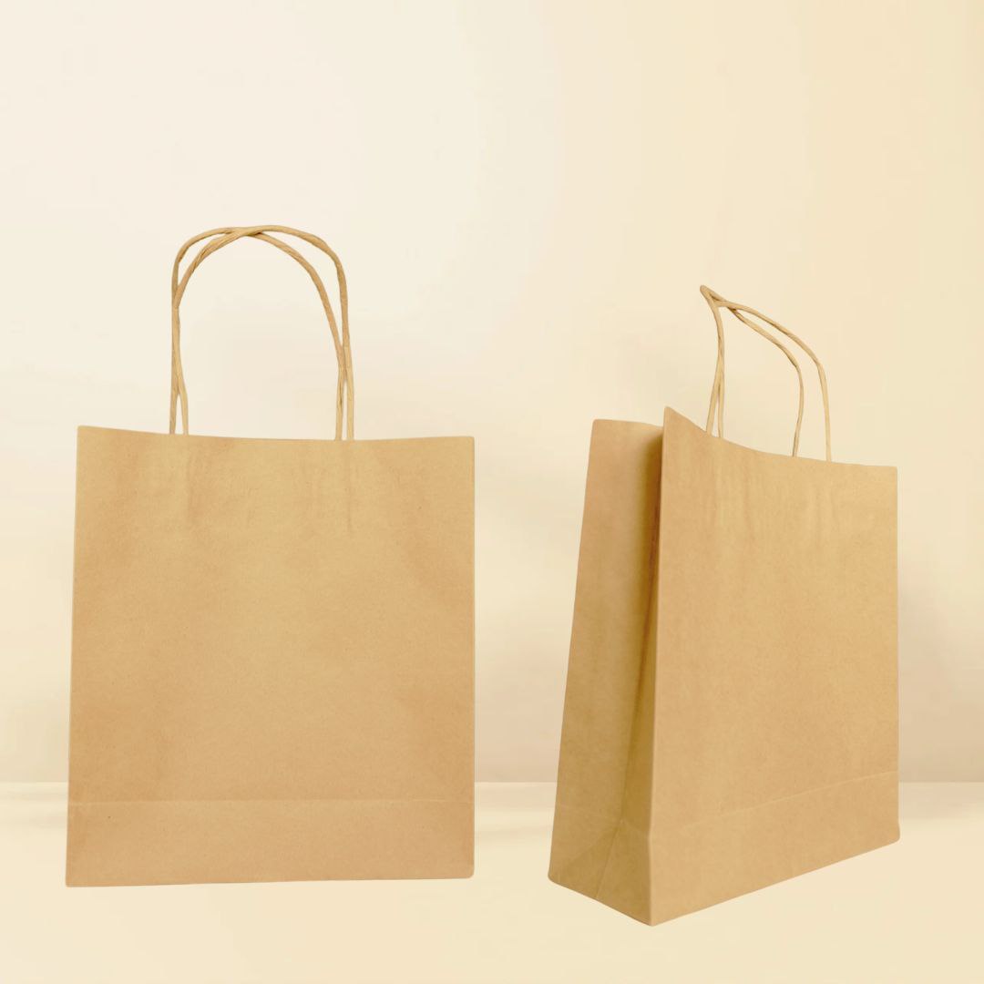 Small Kraft paperbag (Paper handle – 50 Pcs)